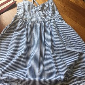 Abercrombie & Fitch pinstripe lined sundress